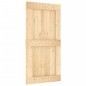 vidaXL Porta Scorrevole con Set Hardware 100x210cm Legno Massello Pino vidaXL Porta Scorrevole con Set Hardware 100x210cm Legno Massello Pino