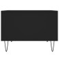 vidaXL Tavolino da Salotto Nero 60x50x36,5 cm in Legno Multistrato