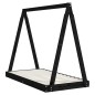vidaXL Giroletto per Bambini Nero 70x140 cm in Legno Massello di Pino vidaXL Giroletto per Bambini Nero 70x140 cm in Legno Massello di Pino