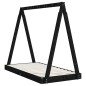 vidaXL Giroletto per Bambini Nero 70x140 cm in Legno Massello di Pino vidaXL Giroletto per Bambini Nero 70x140 cm in Legno Massello di Pino
