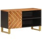 vidaXL Mobile Porta TV Marrone e Nero 80x31,5x46 cm in Legno di Mango vidaXL Mobile Porta TV Marrone e Nero 80x31,5x46 cm in Legno di Mango