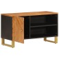 vidaXL Mobile Porta TV Marrone e Nero 80x31,5x46 cm in Legno di Mango vidaXL Mobile Porta TV Marrone e Nero 80x31,5x46 cm in Legno di Mango