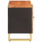 vidaXL Mobile Porta TV Marrone e Nero 80x31,5x46 cm in Legno di Mango vidaXL Mobile Porta TV Marrone e Nero 80x31,5x46 cm in Legno di Mango