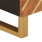 vidaXL Mobile Porta TV Marrone e Nero 80x31,5x46 cm in Legno di Mango vidaXL Mobile Porta TV Marrone e Nero 80x31,5x46 cm in Legno di Mango