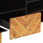 vidaXL Mobile Porta TV Marrone e Nero 100x33,5x46 cm in Legno di Mango vidaXL Mobile Porta TV Marrone e Nero 100x33,5x46 cm in Legno di Mango