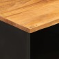 vidaXL Mobile Porta TV Marrone e Nero 100x33,5x46 cm in Legno di Mango vidaXL Mobile Porta TV Marrone e Nero 100x33,5x46 cm in Legno di Mango