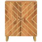 vidaXL Mobiletto Marrone e Nero 60x33,5x75 cm Legno Massello di Mango vidaXL Mobiletto Marrone e Nero 60x33,5x75 cm Legno Massello di Mango
