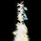 vidaXL Albero di Natale Artificiale Pop-up con 200 LED Bianco 210 cm vidaXL Albero di Natale Artificiale Pop-up con 200 LED Bianco 210 cm