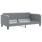 vidaXL Divano Letto Estraibile Cassetti Grigio Chiaro 90x190cm Tessuto vidaXL Divano Letto Estraibile Cassetti Grigio Chiaro 90x190cm Tessuto