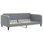 vidaXL Divano Letto Estraibile Cassetti Grigio Chiaro 100x200 Tessuto vidaXL Divano Letto Estraibile Cassetti Grigio Chiaro 100x200 Tessuto