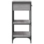 vidaXL Tavolino Consolle Grigio Sonoma 75x34,5x75cm Legno Multistrato vidaXL Tavolino Consolle Grigio Sonoma 75x34,5x75cm Legno Multistrato