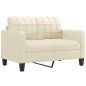 vidaXL Set di Divani 2 pz con Cuscini crema in Similpelle vidaXL Set di Divani 2 pz con Cuscini crema in Similpelle