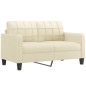 vidaXL Set di Divani 2 pz con Cuscini crema in Similpelle vidaXL Set di Divani 2 pz con Cuscini crema in Similpelle