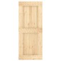 vidaXL Porta Scorrevole con Set Hardware 85x210 cm Legno Massello Pino vidaXL Porta Scorrevole con Set Hardware 85x210 cm Legno Massello Pino