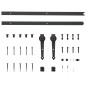vidaXL Porta Scorrevole con Set Hardware 85x210 cm Legno Massello Pino