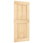 vidaXL Porta Scorrevole con Set Hardware 90x210 cm Legno Massello Pino vidaXL Porta Scorrevole con Set Hardware 90x210 cm Legno Massello Pino