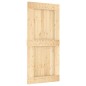 vidaXL Porta Scorrevole con Set Hardware 95x210 cm Legno Massello Pino vidaXL Porta Scorrevole con Set Hardware 95x210 cm Legno Massello Pino