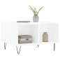 vidaXL Tavolino da Salotto Bianco 60x50x36,5 cm in Legno Multistrato
