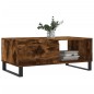 vidaXL Tavolino da Salotto Rovere Fumo 90x50x36,5 cm Legno Multistrato