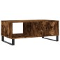 vidaXL Tavolino da Salotto Rovere Fumo 90x50x36,5 cm Legno Multistrato
