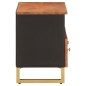 vidaXL Mobile Porta TV Marrone e Nero 70x33,5x46 cm in Legno di Mango vidaXL Mobile Porta TV Marrone e Nero 70x33,5x46 cm in Legno di Mango