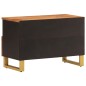 vidaXL Mobile Porta TV Marrone e Nero 70x33,5x46 cm in Legno di Mango vidaXL Mobile Porta TV Marrone e Nero 70x33,5x46 cm in Legno di Mango
