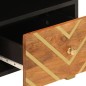 vidaXL Mobile Porta TV Marrone e Nero 70x33,5x46 cm in Legno di Mango vidaXL Mobile Porta TV Marrone e Nero 70x33,5x46 cm in Legno di Mango