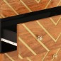 vidaXL Mobiletto Marrone e Nero 60x33,5x75 cm Legno Massello di Mango vidaXL Mobiletto Marrone e Nero 60x33,5x75 cm Legno Massello di Mango