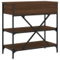 vidaXL Tavolino Consolle Rovere Marrone 75x34,5x75cm Legno Multistrato vidaXL Tavolino Consolle Rovere Marrone 75x34,5x75cm Legno Multistrato