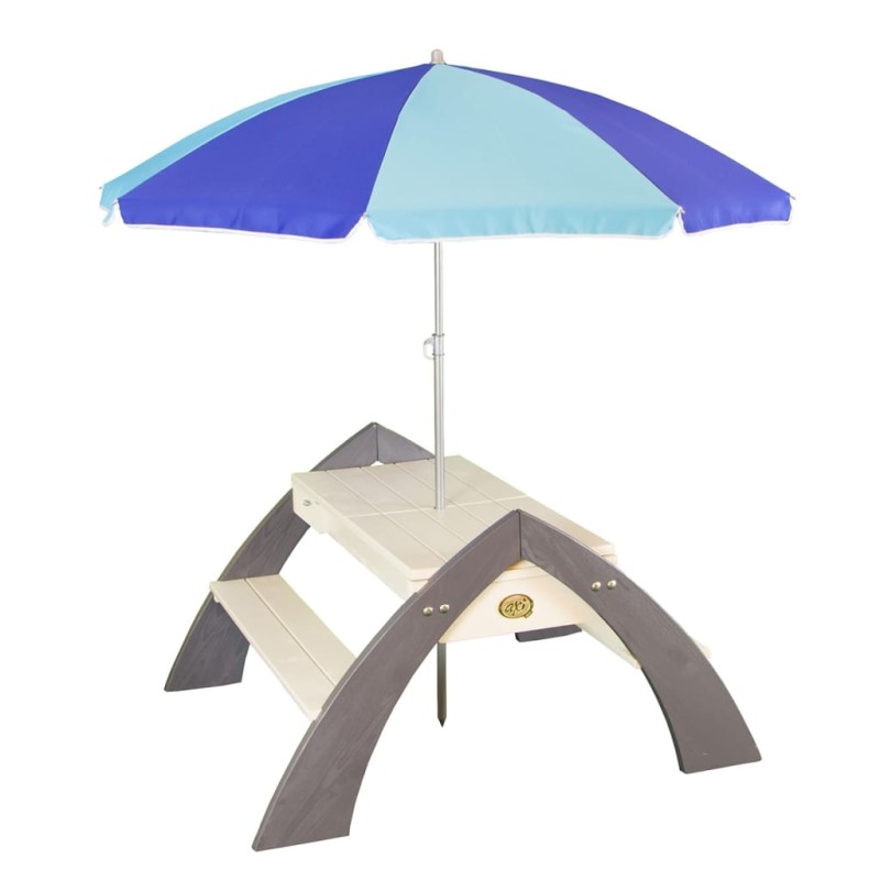 AXI Tavolo da Picnic per Bambini Delta Grigio e Bianco A031.023.00 AXI Tavolo da Picnic per Bambini Delta Grigio e Bianco A031.023.00