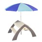 AXI Tavolo da Picnic per Bambini Delta Grigio e Bianco A031.023.00 AXI Tavolo da Picnic per Bambini Delta Grigio e Bianco A031.023.00