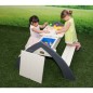 AXI Tavolo da Picnic per Bambini Delta Grigio e Bianco A031.023.00 AXI Tavolo da Picnic per Bambini Delta Grigio e Bianco A031.023.00