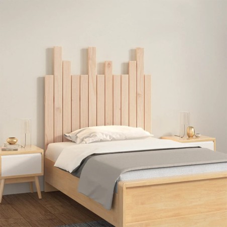 vidaXL Testiera da Parete 82,5x3x80 cm in Legno Massello di Pino