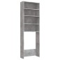 vidaXL Mobile per Lavatrice Grigio Cemento 64x24x190 cm vidaXL Mobile per Lavatrice Grigio Cemento 64x24x190 cm