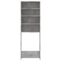 vidaXL Mobile per Lavatrice Grigio Cemento 64x24x190 cm vidaXL Mobile per Lavatrice Grigio Cemento 64x24x190 cm