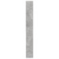 vidaXL Mobile per Lavatrice Grigio Cemento 64x24x190 cm vidaXL Mobile per Lavatrice Grigio Cemento 64x24x190 cm