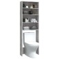 vidaXL Mobile per Lavatrice Grigio Cemento 64x24x190 cm vidaXL Mobile per Lavatrice Grigio Cemento 64x24x190 cm