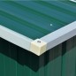 vidaXL Casetta da Giardino 257x489x181 cm in Metallo Verde