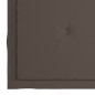 Sedie da Giardino 2 pz con Cuscini Talpa Massello di Teak Sedie da Giardino 2 pz con Cuscini Talpa Massello di Teak
