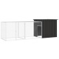 Gabbia per Polli Antracite 300x91x100 cm Acciaio Zincato Gabbia per Polli Antracite 300x91x100 cm Acciaio Zincato