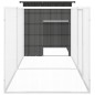 Gabbia per Polli Antracite 300x91x100 cm Acciaio Zincato Gabbia per Polli Antracite 300x91x100 cm Acciaio Zincato