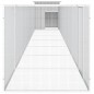 Gabbia per Polli Grigia 700x91x100 cm Acciaio Zincato Gabbia per Polli Grigia 700x91x100 cm Acciaio Zincato