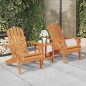 Sedie da Giardino Adirondack 2pz in Legno Massello di Acacia Sedie da Giardino Adirondack 2pz in Legno Massello di Acacia