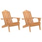 Sedie da Giardino Adirondack 2pz in Legno Massello di Acacia Sedie da Giardino Adirondack 2pz in Legno Massello di Acacia