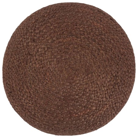 vidaXL Pouf Lavorato a Mano 40x45 cm in Juta Marrone