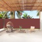 Tenda da Sole Laterale Retrattile Marrone 180x1000 cm Tenda da Sole Laterale Retrattile Marrone 180x1000 cm