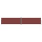 Tenda da Sole Laterale Retrattile Marrone 180x1000 cm Tenda da Sole Laterale Retrattile Marrone 180x1000 cm
