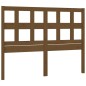 vidaXL Testiera per Letto Miele 140,5x4x100 cm Legno Massello di Pino
