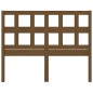 vidaXL Testiera per Letto Miele 140,5x4x100 cm Legno Massello di Pino