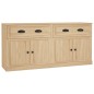 Credenze 2 pz Rovere Sonoma in Legno Multistrato Credenze 2 pz Rovere Sonoma in Legno Multistrato